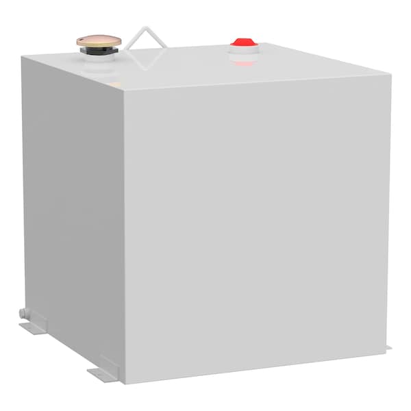 WHITE 53-GALLON RECTANGLE STEEL TRANSFER TANK